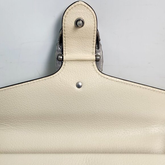 Gucci Dionysus Small Leather Shoulder Bag – Crystal Tiger Head – Ivory - Picture 11 of 16